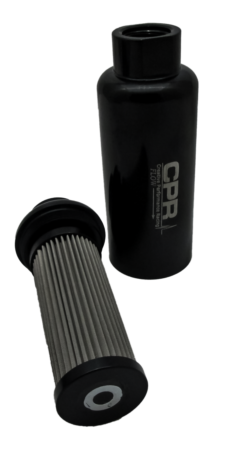 Fuel Filter w/40 Micron Filter, ORB-10 AN inlet & outlet - Image 4
