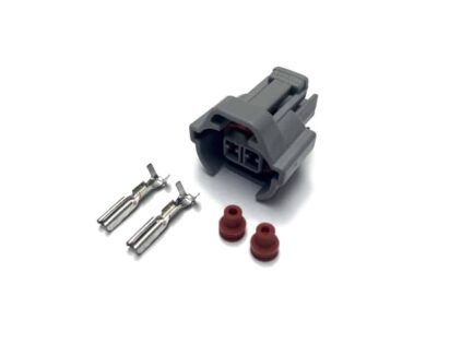 Nippon Denso Style Fuel Injector Connector Kit – Black – For Nissan SR20, RB25, RB26