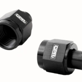 Flare Cap -AN Aluminum Female Swivel - Black