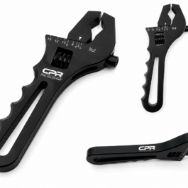 BLACK - AN Adjustable Spanner G-Wrench AN3-AN16 Anodized