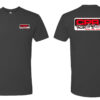 Heavy Metal Grey Mens Front and Back CPR Racing Grey T