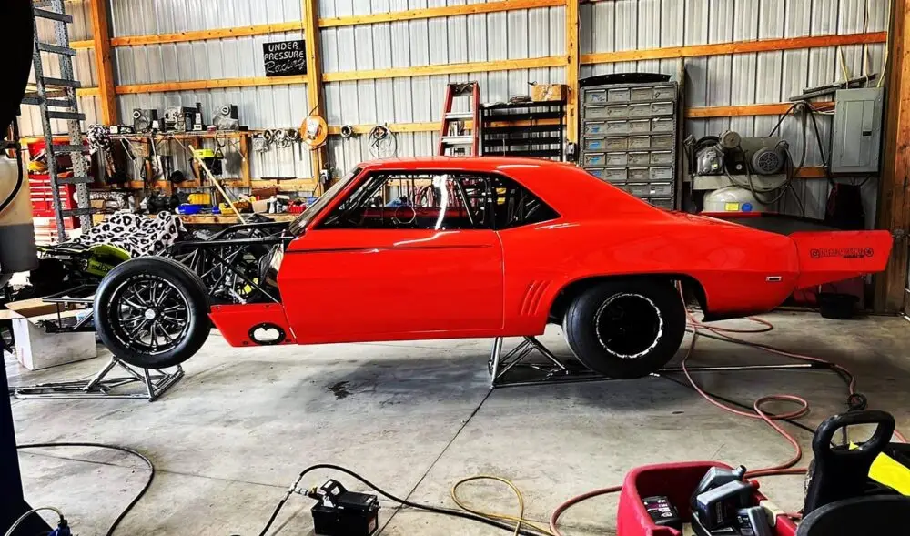 Bob Adel New Racecar
