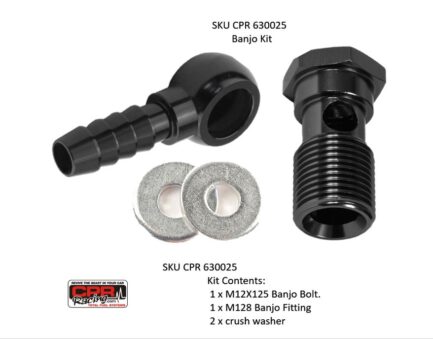 Banjo To Barb Kit- Black – CPR Racing – Performance Fuel Systems