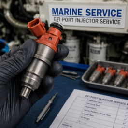 Marine EFI Fuel Injector Cleaning and Testing - Complete Service