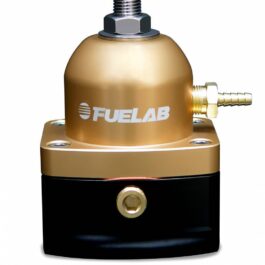 Universal CARB Adjustable Fuel Pressure Regulator 4-12 psi (2) -10AN Inlets (1) -6AN Return Gold FUELAB