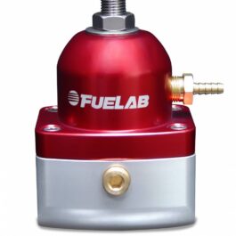 Universal CARB Adjustable Fuel Pressure Regulator 4-12 psi (2) -6AN Inlets (1) -6AN Return Red FUELAB