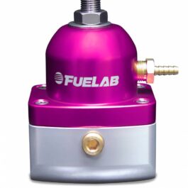 Universal CARB Adjustable Fuel Pressure Regulator 4-12 psi (2) -6AN Inlets (1) -6AN Return Purple FUELAB