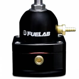 Universal CARB Adjustable Fuel Pressure Regulator Large Seat 1-3 psi 2  -6AN Inlets 1  -6AN Return Black FUELAB